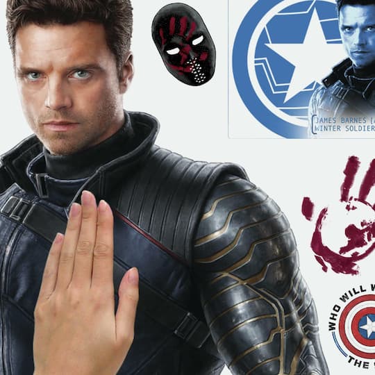RoomMates Marvel Falcon & The Winter Soldier Peel & Stick Giant Wall Decal